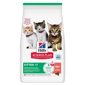 Hill's Science Plan tørrfôr med laks til kattunge 1,5 kg