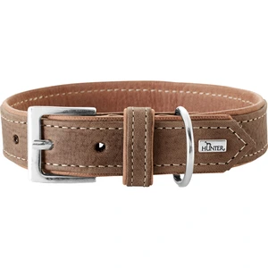 Hunter Porto hundehalsbånd tobakk/cognac 30, hals 21-25 cm