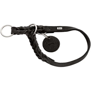 Hunter Solid Education halvstrup hundehalsbånd svart M-L - hals 45-50 cm