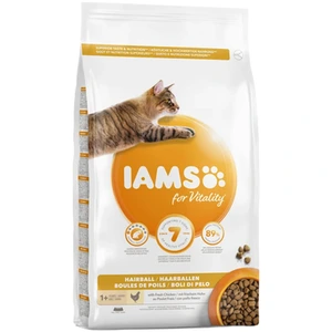 Iams Adult Hairball tørrfôr med kylling til katt oransje 10 kg