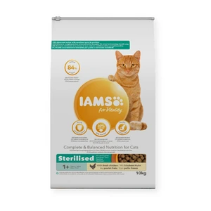 Iams Cat Vitality Adult Sterilised Kylling 10kg