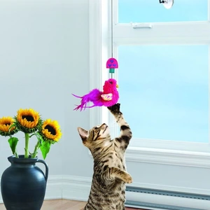 KONG Cat Connects Window Teaser leketøy mix 30 cm