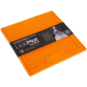 LickiMat Klassisk smokk oransje 20 x 20 cm