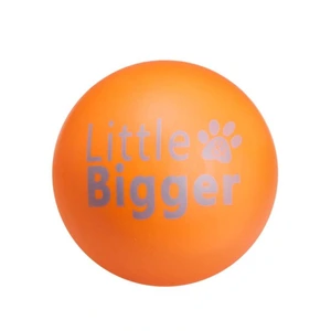 Little&Bigger Hot Summer studsball i gummi hundeleke oransje 6 cm