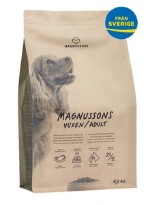 Magnussons Voksen tørrfôr til hund 4,5 kg