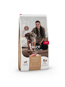 Mera Petfood Pure Sensitive Junior kalkun og ris tørrfôr til valp 4 kg