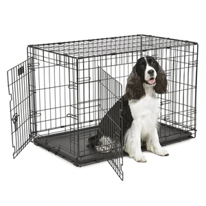 Midwest Contour hundebur i metall svart 36"