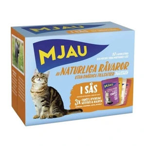 Mjau Multi Kjøtt i saus 12 x 85g