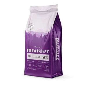 Monster Pet Food Grain Free Forestgame All Breed tørrfôr med hjort og and til hund 12 kg