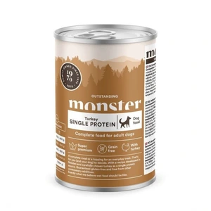 Monster Pet Food Grain Free Single Protein kalkun våtfôr til hund 400 g