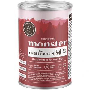 Monster Pet Food Grain Free Single Protein storfe våtfôr til hund 400 g