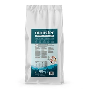 Monster Pet Food Original Sensitive tørrfôr til hund med hvit fisk alle raser 17 kg