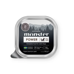 Monster Pet Food Power Paté til hund med kylling 150 g
