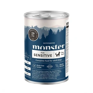 Monster Pet Food Sensitive våtfôr til hund med fisk 400 g
