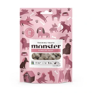 Monster Pet Food treningsgodbiter til hund med oksekjøtt 100 g