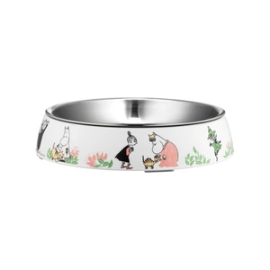 Moomin for Pets katteskål hvit 15,5 cm