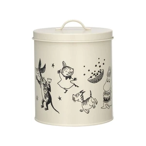 Moomin for Pets Moomin 80 år oppbevaringsboks til hund og katt Ø 16 cm h. 19 cm