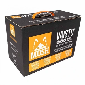 Mush Vaisto frossent råfôr med gris, kylling og lam til hund 10 kg