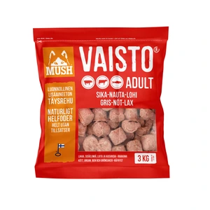 Mush Vaisto gris-okse-laks frosset hundefôr 3 kg