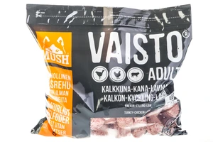 Mush Vaisto frossent råfôr med kalkun, kylling og lam til hund 3 kg