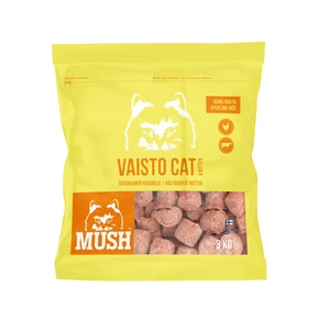 Mush Vaisto frossent råfôr med kylling og okse til katt 3 kg