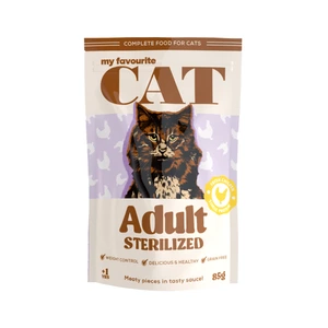 My favourite CAT Sterilisert våtfôr med kylling til katt 85 g