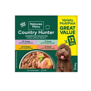 Natures Menu Country Hunter Multipack våtfôr til hund 12 x 150 g