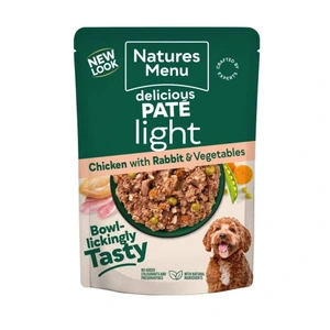 Natures Menu Light våtfôr med kylling og kanin til hund 300 g