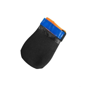 Non-stop dogwear Protector bootie til hund svart/oransje str L 4 stk