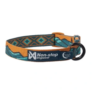 Non-stop dogwear Trail Quest Rachel Pohl edition halsbånd til hund blågrønn/eik str M