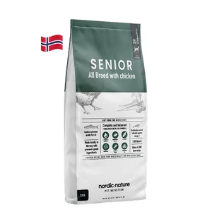 Nordic Nature Senior All Breed kylling til hund 12 kg