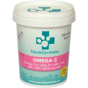 Norsk Dyrehelse Omega-3 til hund 180 softgel