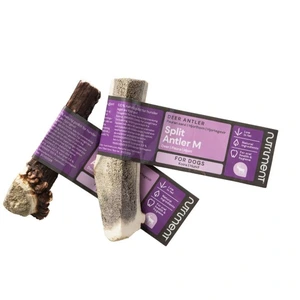 Nutriment Natural delt hjortehorn til hund M