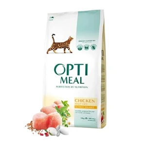 Optimeal Adult & Senior Dental Care tørrfôr med kylling til katt 4 kg