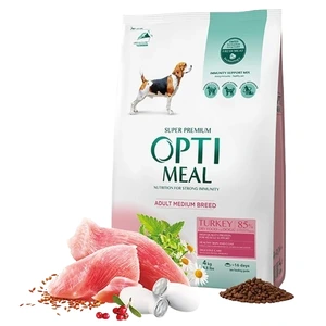 Optimeal Adult & Senior Medium Digestive Care tørrfôr med kalkun til hund 4 kg