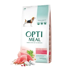 Optimeal Adult & Senior Medium Digestive Care tørrfôr med kalkun 12 kg