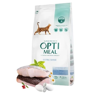 Optimeal Adult & Senior Skin & Coat tørrfôr med mye torsk til katt 10 kg