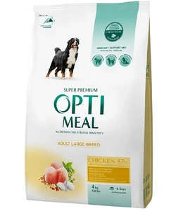 Optimeal Maxi Breed tørrfôr med kylling til hund 4 kg