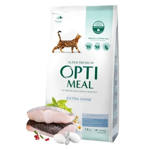 Optimeal tørrfôr med torsk til katt 1,5 kg