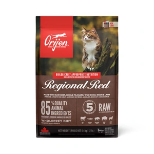 Orijen Regional tørrfôr med ferskt kjøtt til katt 5,4 kg