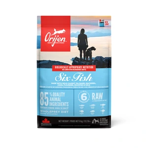 Orijen Six Fish Grain Free tørrfôr til hund 6 kg
