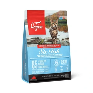 Orijen Six Fish tørrfôr til katt 1,8 kg