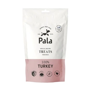 Pala 100% kalkun lufttørkede godbiter til hund 100 g