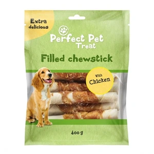 Perfect Pet fylte tyggepinner med kylling til hund 13 cm 400 g