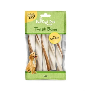 Perfect Pet Twist tyggebein med kylling til hund 11,5 cm 5 stk 60 g