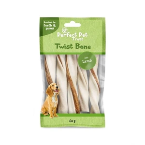 Perfect Pet Twist tyggebein med lam til hund 11,5 cm 5 stk 60 g