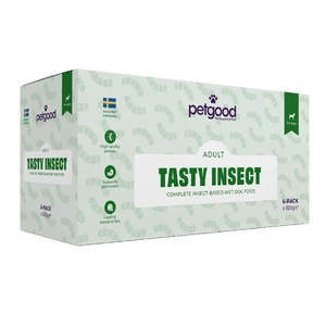 Petgood insektbasert våtfôr til hund 6 x 300 g