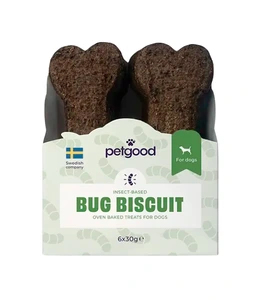 Petgood insektsbaserte hundekjeks 6 stk