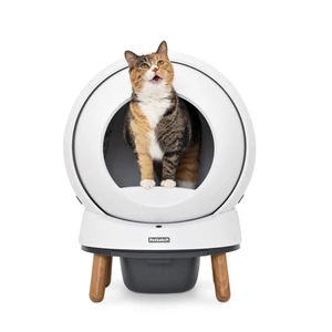 PetSafe SmartSpin selvrensende kattetoalett hvit 67 x 53 x 48 cm