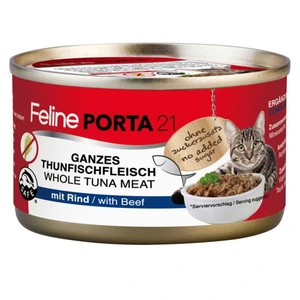 Porta21 Feline tunfisk og biff våtfôr til katt 90 g